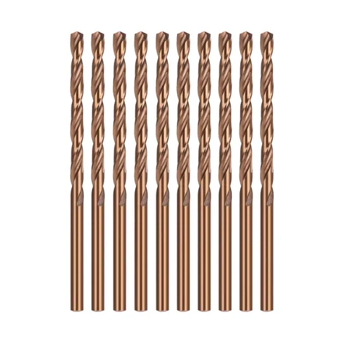 Vista 16 de Broca de cobalto de 1 pulgada, vástago reducido de 1/2 pulgada con 3 planos, adecuada para perforar en metal duro, acero inoxidable, hierro fundido