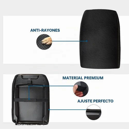 Vista 7 de INTGET Funda para consola central Volkswagen/VW Atlas 2025 2024, funda de cojín para reposabrazos, cubierta de consola central, protector de tapa