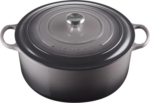 Vista 25 de Le Creuset Horno holandés redondo Signature de hierro fundido esmaltado, 4.5 cuartos de galón., Artichaut