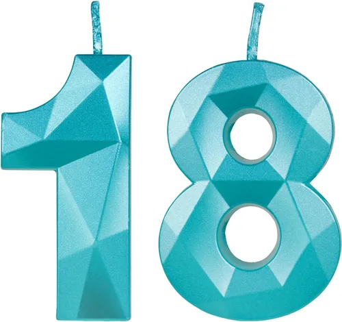 Vista 152 de Velas Número 1, Velas de Primer Cumpleaños, Vela Roja de Feliz Cumpleaños para Pastel, Decoraciones de Cobertura de Pastel de Diseño 3D para Niñas