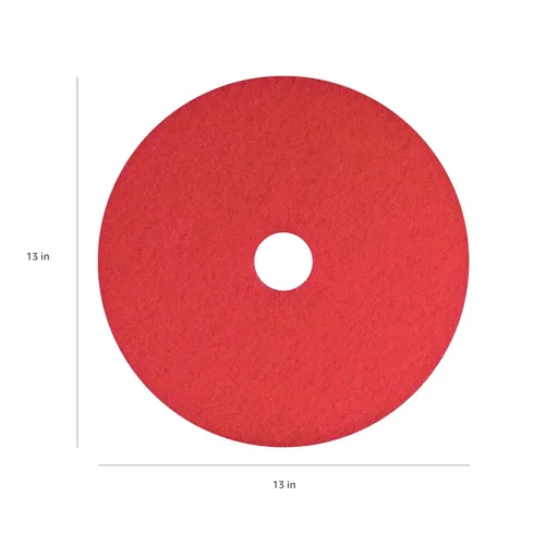 Vista 2 de Americo Almohadillas para pulir, 13" de diámetro, rojo, 5/cartón