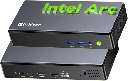 Vista 10 de GMKtec K15 AI Mini PC Oculink Intel Ultra 5 125U 32GB DDR5 512GB SSD, computadora de escritorio AI Boost, 3X M.2 2280 expansión de almacenamiento