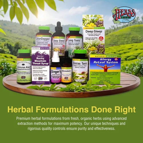 Vista 8 de Herbs Etc. ChlorOxygen Concentrado de clorofila - Soporte energético altamente concentrado - Ayuda a la circulación sanguínea saludable - Apoyo