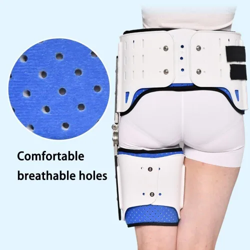 Vista 3 de Adjustable Compression Sleeve Sciatica Pain Relief Hip Brace with Groin Support Wrap Thigh Hamstring Quadriceps Injuries Hip Joint Arthritis Left