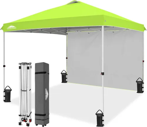 Vista 101 de EAGLE PEAK - Tienda de campaña desplegable con toldo, 1 pared lateral, fácil de montar, tienda para eventos, protección solar para exteriores, bolsa