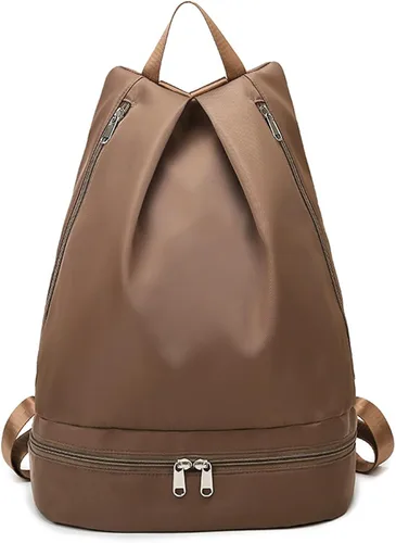 Vista 12 de Gym Bag Dry Wet Swimming Backpack with Shoe Compartment Fashion Rucksack Casual Daypack for Women Men