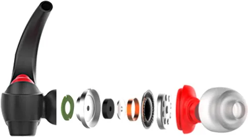 Vista 5 de Reproductor inalámbrico Bluetooth MP3 incluido 16 GB de memoria, reproductor de MP3 con auriculares Bluetooth, auriculares intrauditivos