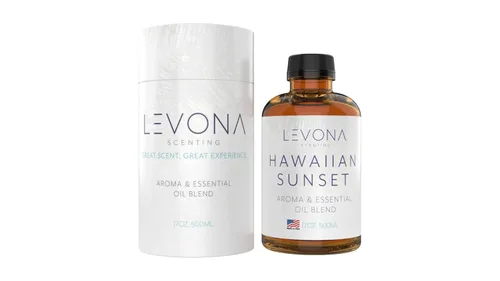 Levona Scent Aceites esenciales para difusores para el hogar aromas de lujo Aceite de aroma de atardecer hawaiano Aceite de fragancia con cítricos