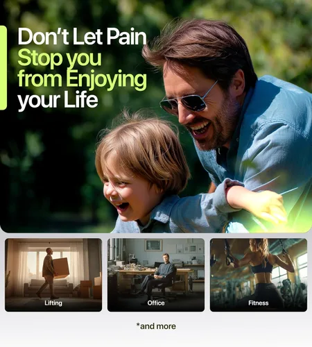 Vista 7 de Soporte para la Espalda – Cinturón Ergonómico de Soporte para la Espalda para Mujeres y Hombres, Soporte para la Espalda de Talla Grande para Dolor