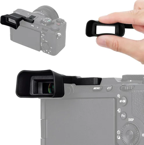 Vista 9 de Visor de cámara de silicona suave para Sony A7C Alpha 7C (ILCE7CL/S) Protector de copa ocular (no compatible con A7C II, A7CR)