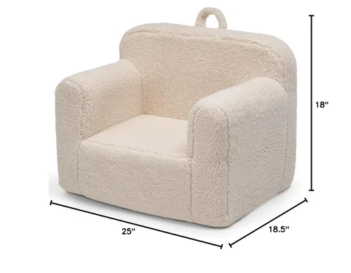 Vista 10 de Delta Children Cozee - Silla Sherpa, color crema