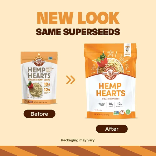 Vista 4 de Manitoba Harvest Hemp corazones de semillas de cáñamo