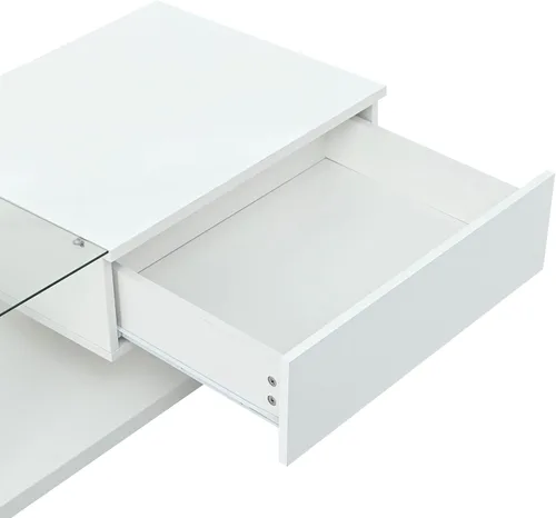 Vista 44 de Mesa auxiliar elevable, mesa auxiliar multifuncional con estantes abiertos, mesa de comedor moderna para sala de estar, oficina en casa (negro #004)