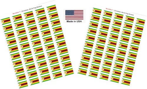Vista 126 de 100 calcomanías de la bandera de Afganistán, dos hojas de 50, 1.5" x 1" hechas en Estados Unidos, calcomanías autoadhesivas para álbum de recortes