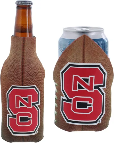Vista 40 de College Team Color Logo Can & Bottle Holder Insulator Beverage Cooler Set