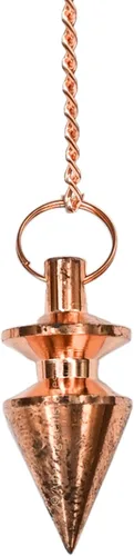 Vista 26 de Péndulos de metal curativos de Amazing Gemstone para adivinaci��n, cúpula dorada de acero de cobre de alta energía, péndulo de bronce, péndulos