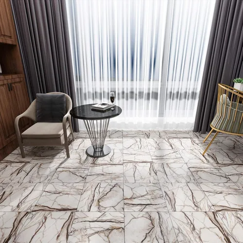 Vista 4 de VEELIKE Azulejos de vinilo autoadhesivos de vinilo con aspecto de mármol de lujo para cocina, dormitorio, inquilinos, paquete de 4 azulejos