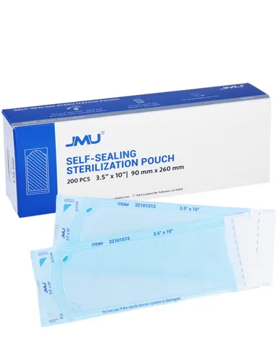 Vista 9 de JMU Bolsas de esterilización autosellantes 3.5 "x 10", bolsas de esterilización 200 por caja