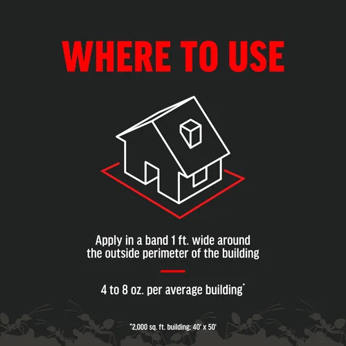 Vista 7 de Gránulos de carnada para hormigas Ant Block de Amdro para el perímetro de la casa