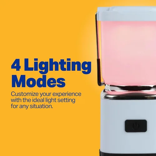 Vista 5 de LUXPRO LP189 Linterna Mini - Luz de Camping Recargable USB-C - con 4 Modos de Color - Linterna LED Regulable Portátil para Senderismo y Emergencias
