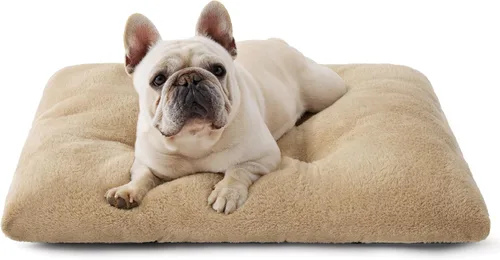 Vista 16 de Bedsure Cama para perros pequeños lavable, cómoda almohada de felpa esponjosa, antideslizante y lavable a máquina, alfombrilla de dormir para Gris