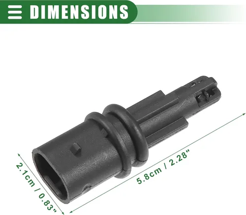 Vista 6 de Motoforti Sensor de temperatura de admisión de aire, sensor de temperatura de carga de aire, para Chevrolet Cruze 2009-2016, plástico