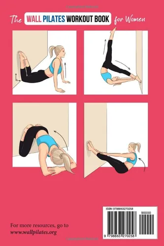Vista 2 de The Wall Pilates Workout Book For Women Beautifully Illustrated Step-by-Step Workout Exercises For Toning, Flexibility, Strength, and Balance
