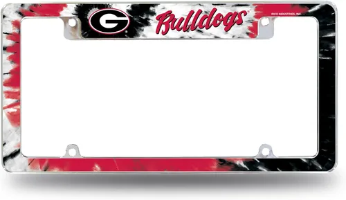 Vista 17 de Rico Industries Marco cromado de la NCAA de 12 x 6 pulgadas, marco cromado para placa de automóvil, camión, SUV