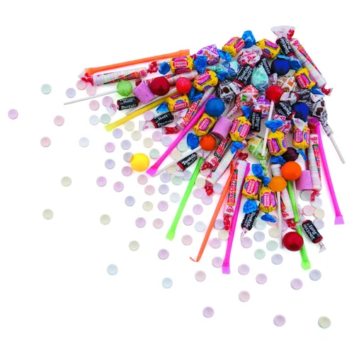 Vista 3 de Fun Express Paquete variado de dulces a granel de 1000 piezas, dulces surtidos envueltos individualmente para Halloween, recuerdos de fiesta