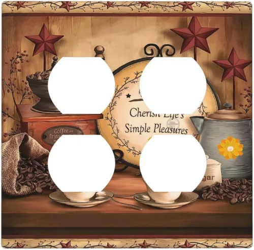 Vista 143 de Azulejos Negros Texturas Modernas Retro Marruecos 1 Gang Cubierta de Interruptor de Luz Sin Dispositivo Placa de Pared en Blanco Decorativa Placa