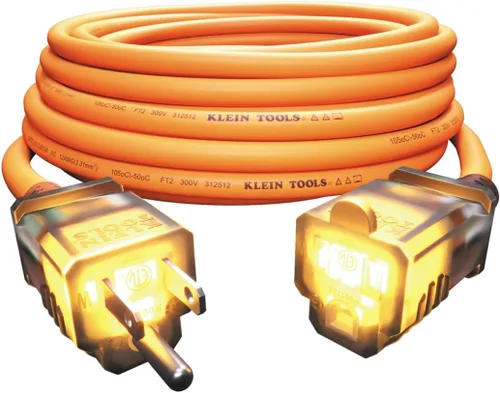 Vista 15 de Klein Tools 29601 Regleta magnética con protector de sobretensión, cable de extensión, 4 tomacorrientes, 3 puertos USB, cable de 5 pies, caja