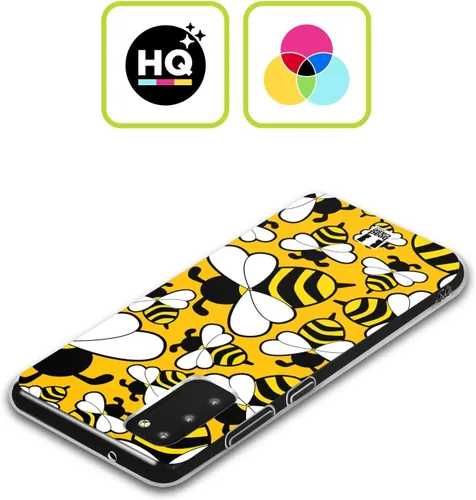 Vista 2 de Head Case Designs Big Bee Bugged Life Gel Case [Military Grade Protection] Compatible with Samsung Galaxy S21 FE 5G and Compatible with MagSafe