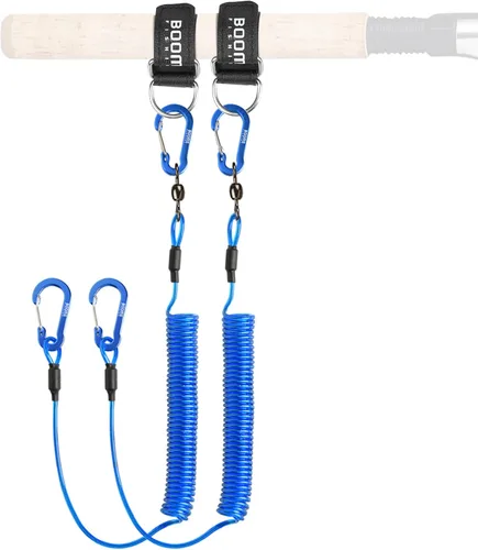 Vista 14 de Booms Fishing T02 - Correa de caña de pescar, correa de remo para kayak, accesorios de pesca para tabla de remo, cordón de pesca resistente