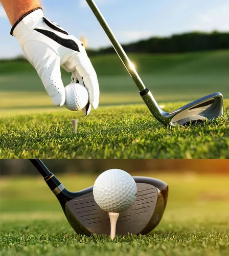 Vista 5 de 250/130/100 Pack of 2-3/4 or 3-1/4 Inches Professional Bamboo Golf Tees - Stronger Than Wooden Golf Tees Biodegradable & Less Friction
