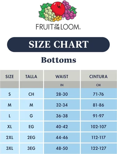 Vista 7 de Fruit of the Loom Eversoft Fleece Sweatpants & Joggers with Pockets, Moisture Wicking & Breathable, Sizes S-4X