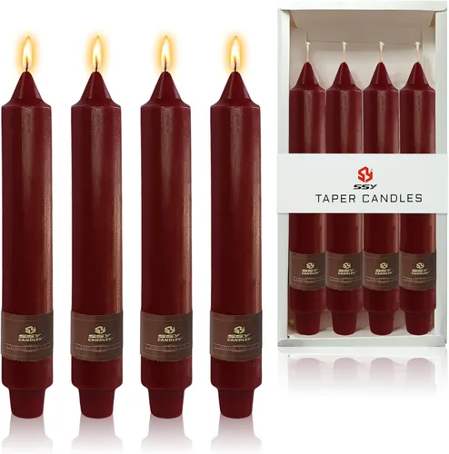 Vista 93 de Velas de hechizo blanco de 5 pulgadas, velas cortas cónicas de vigilia, velas de campanilla, 4 unidades para oración y meditación de fe religiosa