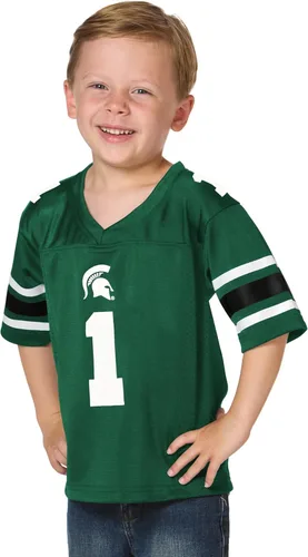 Vista 118 de Little King NCAA Touchdown Pass-Team - Camiseta de fútbol para niños pequeños, tallas 2T 3T 4T 6