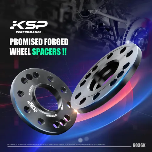 Vista 4 de Espaciadores de rueda KSP PERFORMANCE 5X120mm, espaciador forjado de ajuste de 12.7mm centrado en el cubo para E36 E46 E90 E92 E60, 2 piezas de 1/2