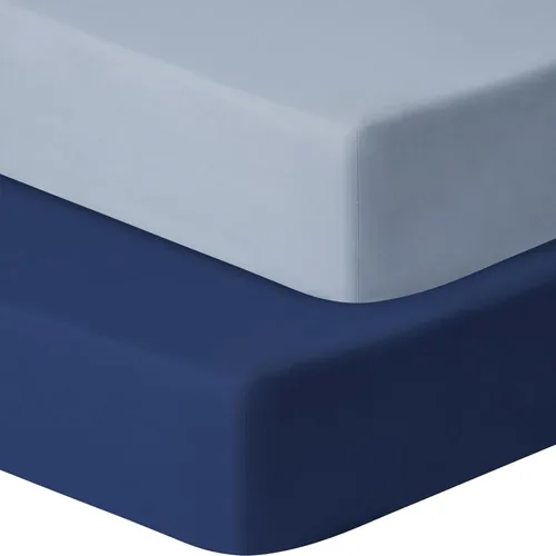 Vista 10 de GUNTAIL Sábanas para cuna de bebé para niños y niñas, paquete de 2 sábanas ajustables para cuna estándar y colchón de niño pequeño, sábana