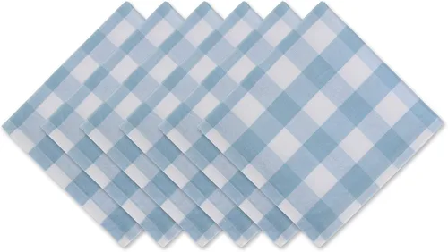 Vista 16 de DII - Colección Buffalo Check, juego de servilletas de tela estilo granja clásica, 20x20 pulgadas, verde antiguo, 6