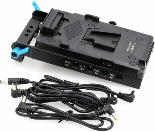 Vista 6 de Kit adaptador de fuente de alimentación de placa de montaje de batería V-Lock D-tap para Sony, Anton Bauer