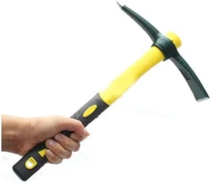 Mango de fibra de vidrio para acampar al aire libre Herramientas de tamaño pequeño Pickaxe