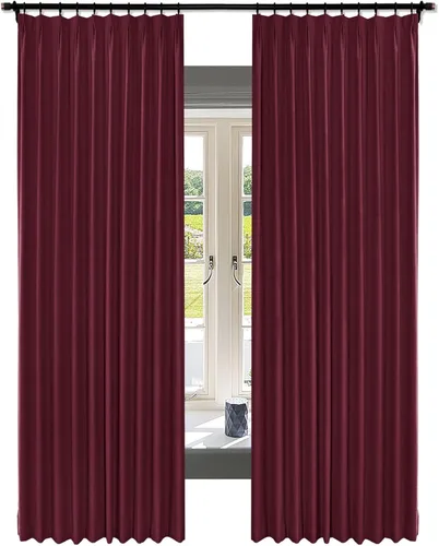 Vista 17 de Fcosie Cortinas de lino texturizadas, cortinas plisadas para oscurecer con forro opaco, paneles de mezcla de lino, cortinas de tratamiento