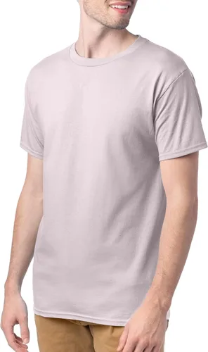 Vista 9 de Hanes ComfortSoft - Camiseta de manga corta para hombre (paquete de 4)