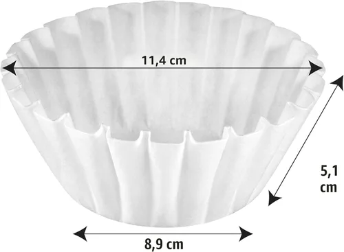 Vista 3 de Yaxa Basics Filtros de café para cafeteras de 1 a 4 tazas, color blanco, 200