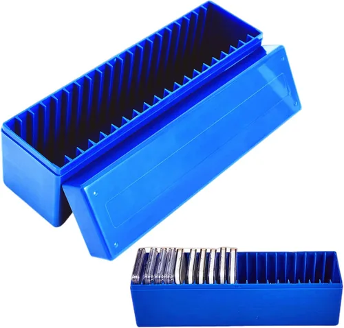 Vista 8 de Ettonsun Caja de almacenamiento de monedas de plástico para 20 soportes de monedas de losa apto para PCGS NGC PCCB PMGab Coin Holder (negro)