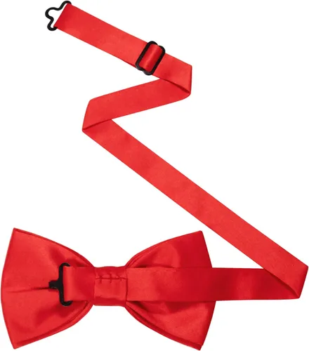 Vista 4 de JEMYGINS Solid Color Pre-tied Bow Tie and Pocket Square Set for Men