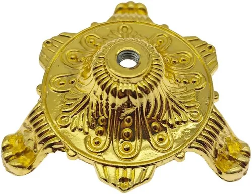 Vista 5 de MTYIQS Crucifijo de pie con base de 10 pulgadas de metal de mesa de Jesucristo católico de madera hecha a mano de oro antiguo para mesa, decoración