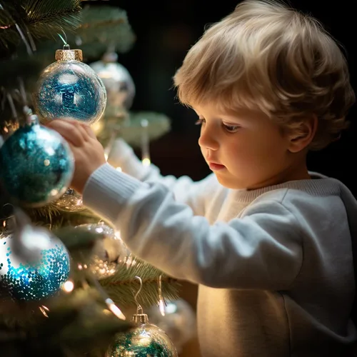 Vista 5 de AMS Juego de adornos de bolas de Navidad de plástico transparente inastillables de 2.36 pulgadas 24 unidades, juego de bolas decorativas de Navidad