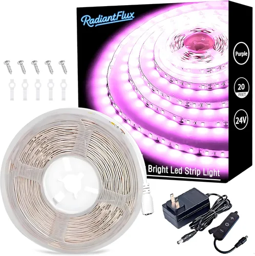 Vista 28 de Kit de iluminación debajo del gabinete Tiras pequeñas de luz LED de 10 pies blancas, tira de luces LED flexible regulable, 180 LED, súper brillantes